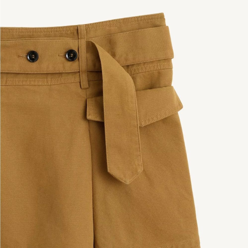ZARA CTTN PLTD SKRT Cotton Pleated Skirt - Picture 4 of 6